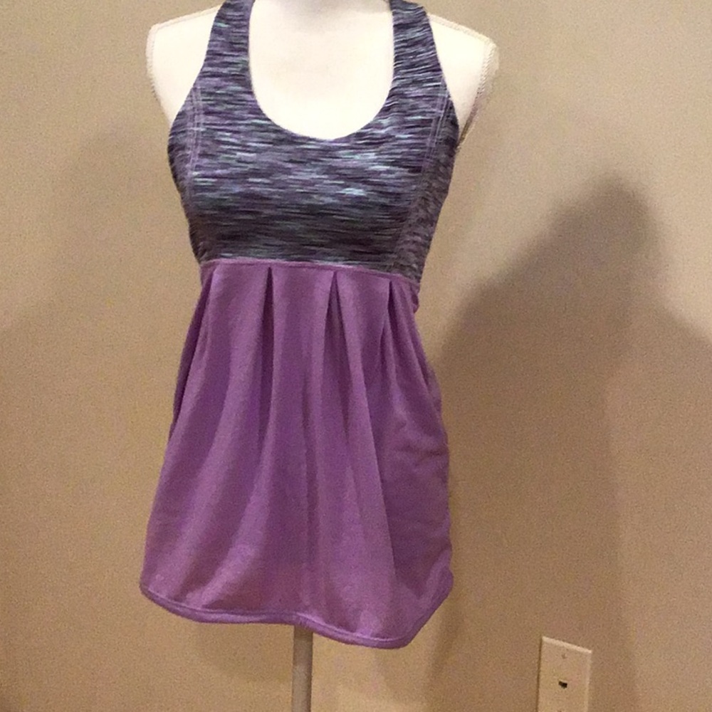 Lululemon tank, heathered purple